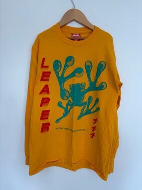 Mustard Long Sleeve Graphic Tee